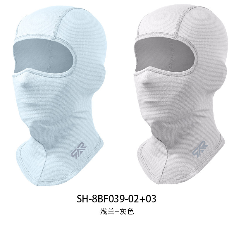 El casco de protección solar de Sun Moss, el forro interior de la capucha, la bicicleta delgada que absorbe el sudor, la capucha de seda de hielo transpirable, el cabello