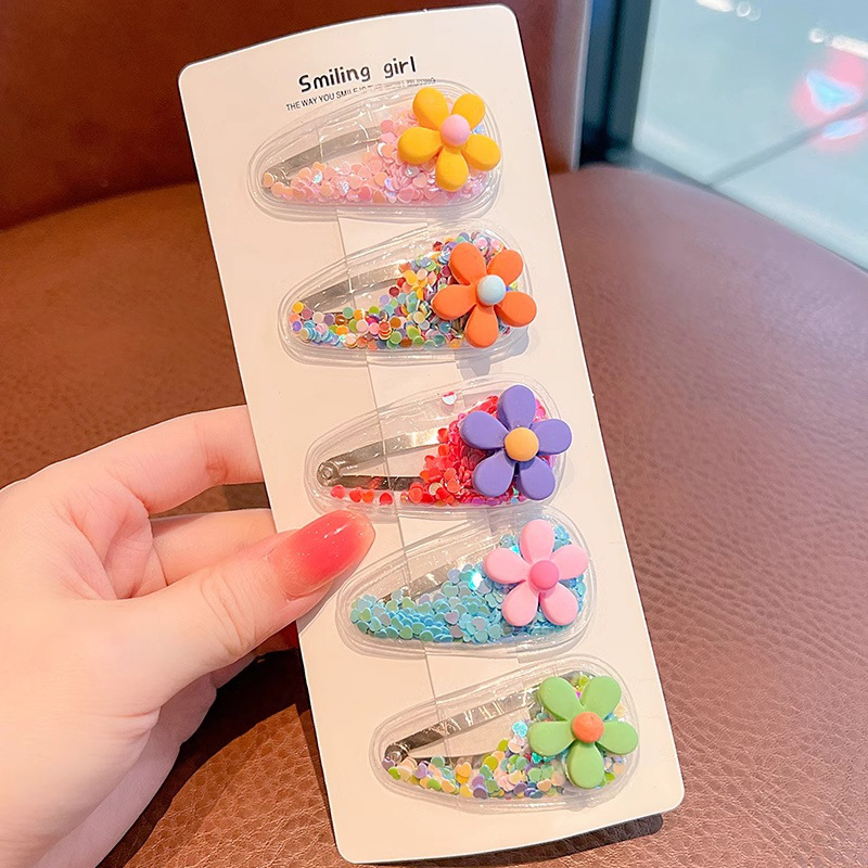 Bebé súper lindo clip tocado fruta de los niños pequeño clip horquilla rota de la niña linda verano Bangs horquilla accesorios para el cabello