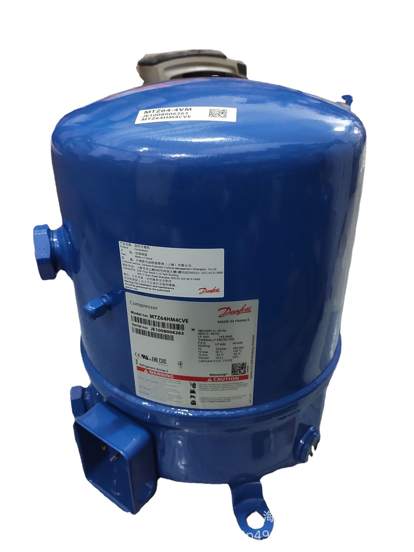 MANEUROP压缩机MTZ64HM4B，MTZ40JH4AVE，MTZ36JG4EVE，MTZ160HW4