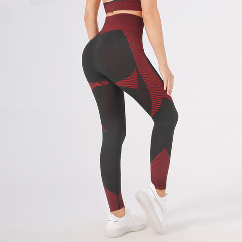 Cross-border plus-size high-waist yoga pants with outerwear lifting buttocks tight leggings peach sports quick-drying high-waist yoga pants