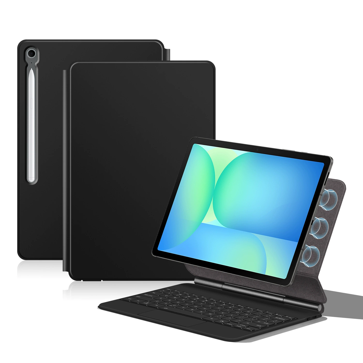 Подходит для Samsung Tab S10FE+13.1 Плашет Магический клавиатура S10FE PlusX620 Bluetooth клавиатура кожаный чехол