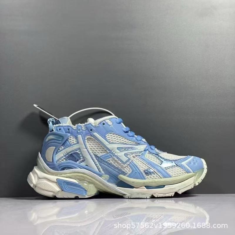 OK巴黎七代track7.0runner做旧情侣老爹鞋网面休闲时尚运动跑步鞋|undefined