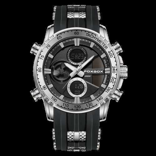 Cross-border wholesale fashion dual display quartz sports high school student watch for men trendy large dial student domestic wrist watch