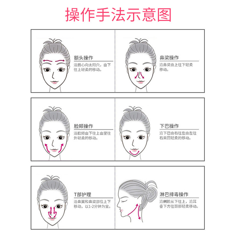 Instrumento de belleza hogar EMS esencia Ion color luz cara exportación limpieza ojo belleza masaje facial lavado de cara instrumento de importación