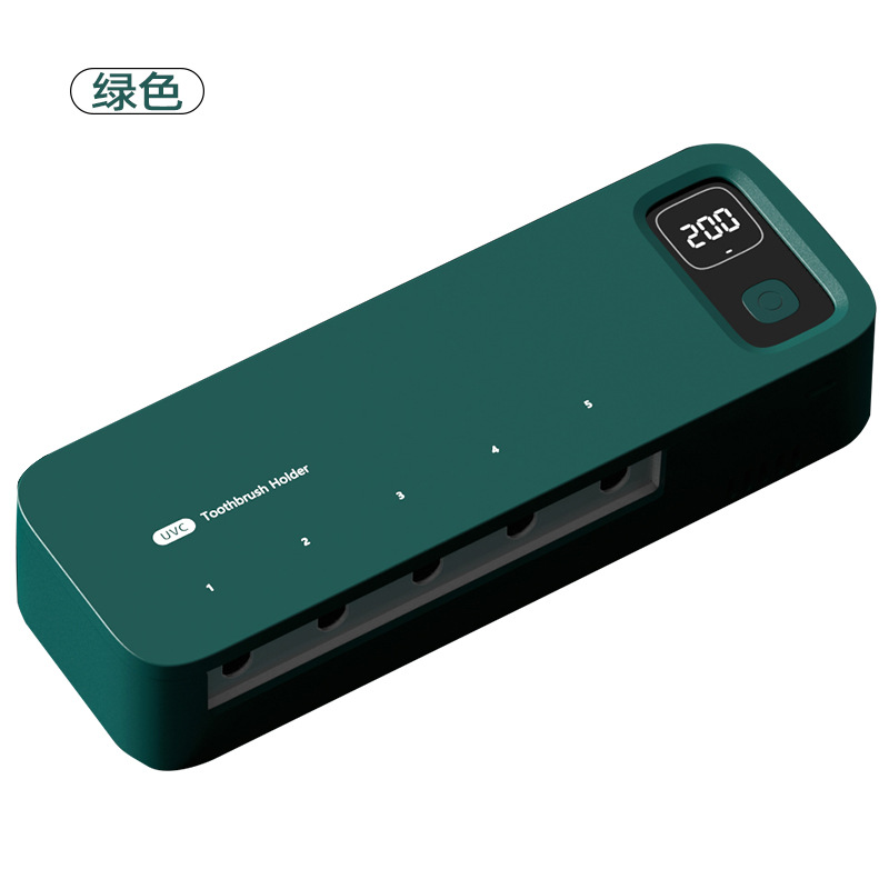 UV Cepillo de Dientes esterilizador de secado al aire estante de desinfección transfronteriza sin perforaciones inteligente multifunción plug-in-free rack de almacenamiento