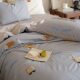 100 Satin Long-staple Cotton Cotton Four-piece Set Cute Towel Embroidered Embroidered Cotton Bed Quilt Cover Bed Sheet