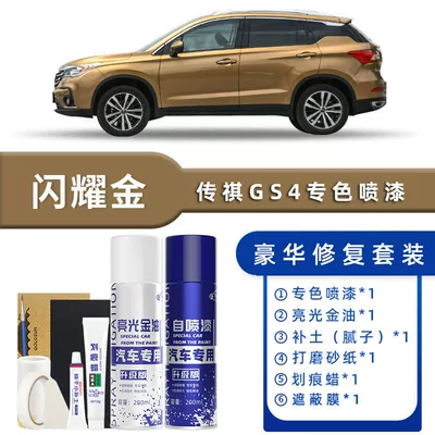 Trumpchi Gs4 Self-Painting Pen: Avtomobil boya qələmləri - color-classification-sparkling-gold-luxury-repair-free-soil-scratch-wax-masking-film-tools