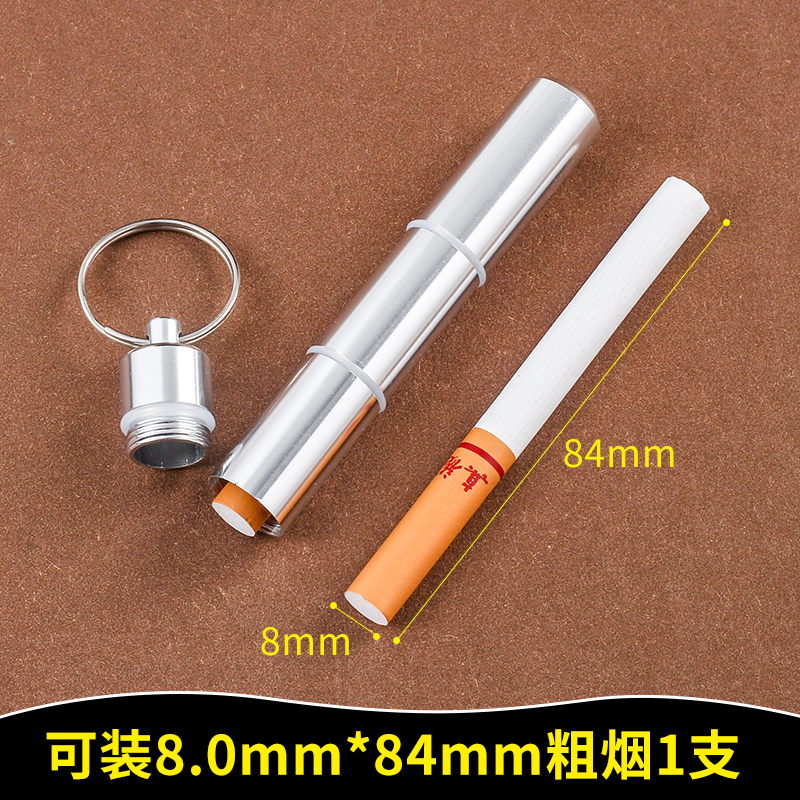 Caja de cigarrillos impermeable sellada con metal, cigarrillos finos, 10 paquetes de cigarrillos gruesos y delgados, cajas portátiles para hombres.