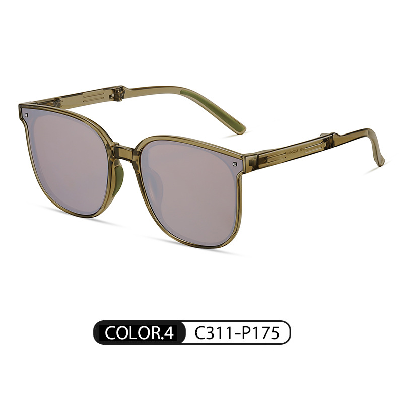 Nuevas gafas de sol plegables, el mismo modelo, gafas de sol polarizadas WT7901, gafas de sol plegables de dos colores ultraligeras TR de moda