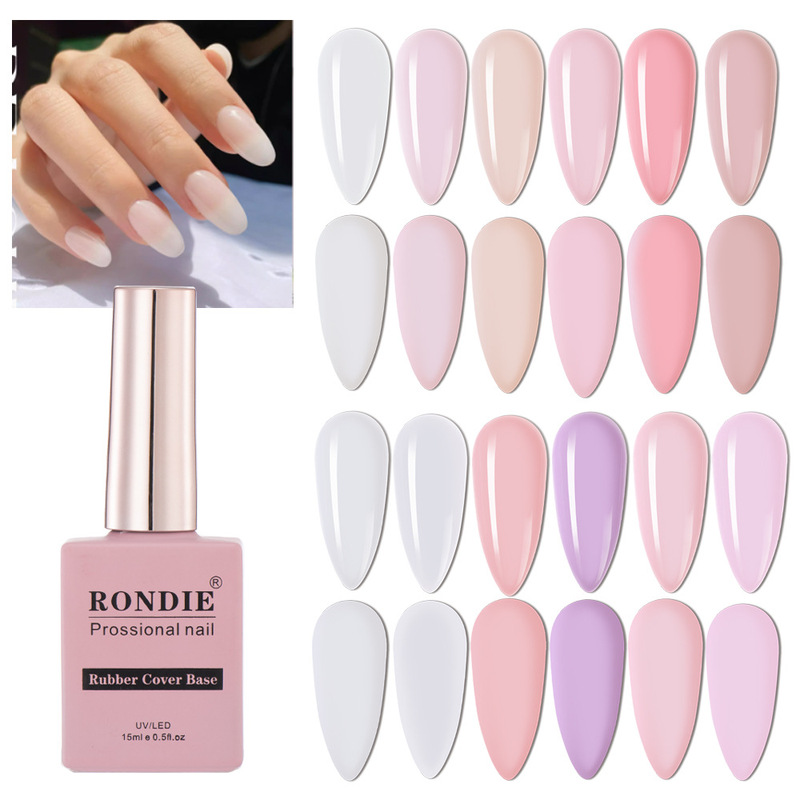 Cross-border Nail Art Color Rubber Base Powder Penetration Elastic Nail Functional Glue UV Phototherapy Glue Base Glue 2 in 1 Cross-border Nail Art Color Rubber Base Powder Penetration Elastic Nail Functional Glue UV Phototherapy Glue Base Glue 2 in 1