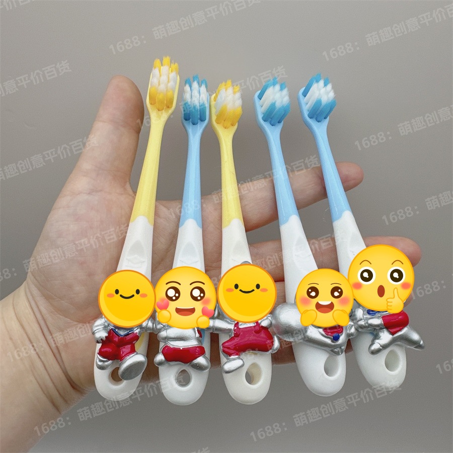 어린이 부드러운 강모 칫솔 오목 볼록 남자 3-6 세 6 ~ 12 세 아기 아이 치아 관리 껌 관리 만화 칫솔 도매