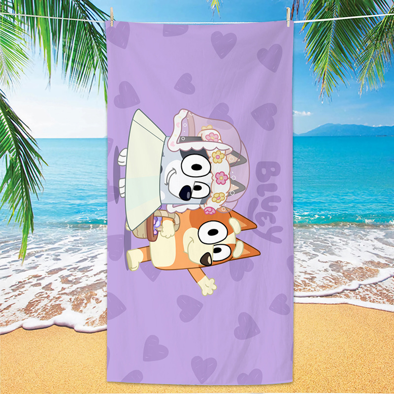 블루이 비치 목욕 타올 10