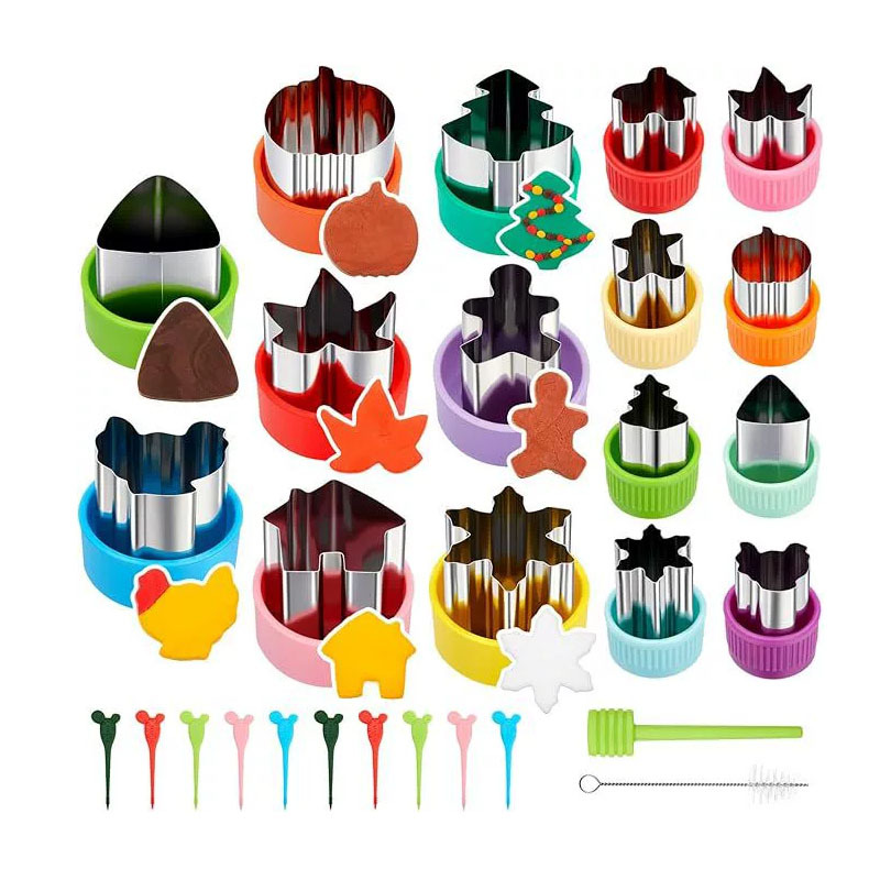Amazon DIY acero inoxidable frutas molde de relieve de dibujos animados frutas y verduras molde de corte de harina de mariposa molde de alimentos suplementarios