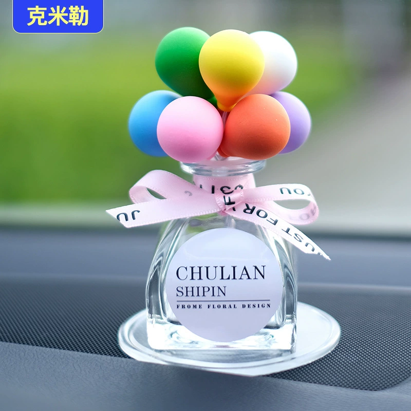 Исповедь воздушный шар автомобиль флакон духов украшение автомобиля Центральная панель управления приборная панель милый мультфильм девушка украшения интерьера автомобиля поставки