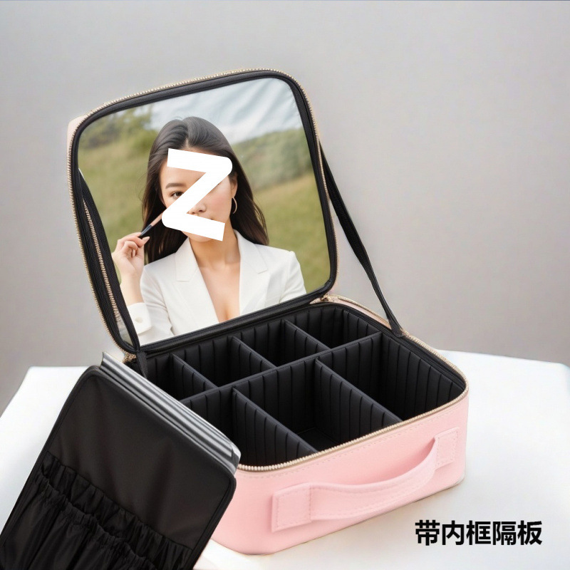 [패션거울] 핑크 PU 고화질 전체 화면 거울