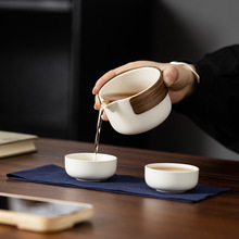 便携旅行茶具套装一壶二杯快客杯随身泡茶器商店企业活动礼品LOGO