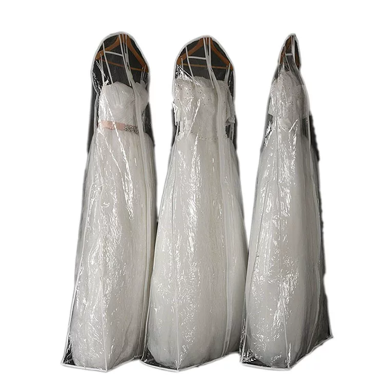 Hanfu PVC for bride, dustproof evening dress, wedding dress, dust cover, Amazon