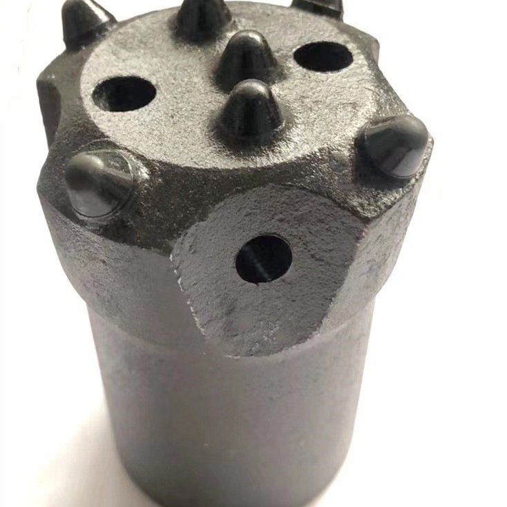 broca de aleación de dientes esféricos en caliente T38 / R38 rosca diente columna múltiple perforación de roca túnel de minas anti-desgaste taladro de dientes sin pérdida