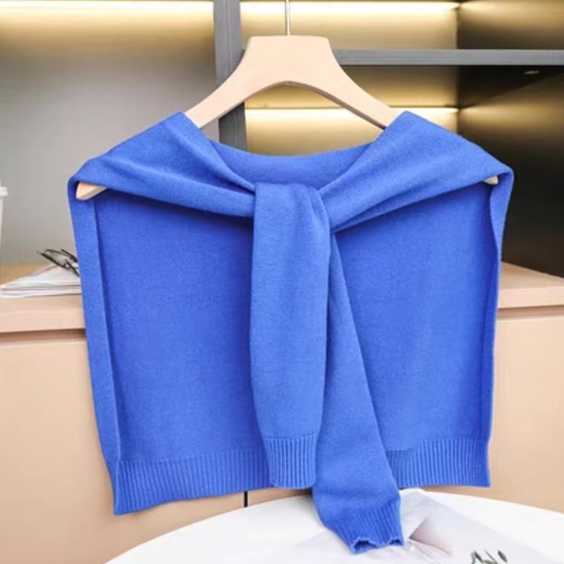 Spring and Autumn Air-Conditioned Room Shawl, Small Shawl, Shirt, Summer Knitted Woolen Shawl, Skirt, Scarf, Women's Air-Conditioned Room Shawl