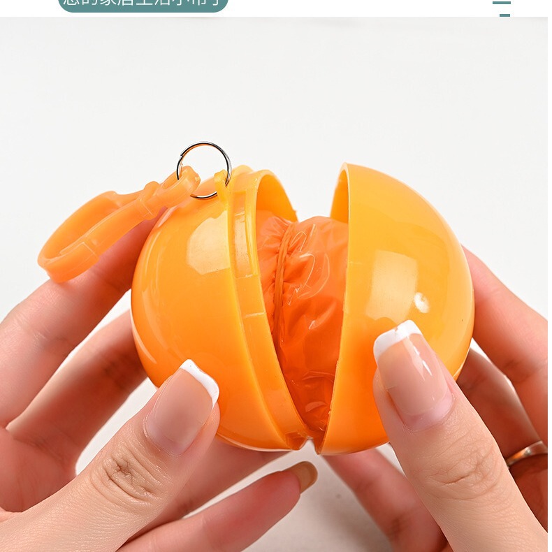 Portable Disposable Raincoat Ball Keychain Ball Poncho Poncho for Adults and Kidsren Small Ball Poncho