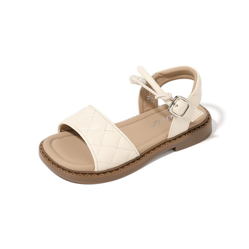 Твидовые сандалии на высоком каблуке для женщин, лето 2024, новые пляжные повседневные туфли на платформе с толстой подошвой и клиновидным каблуком для увеличения роста