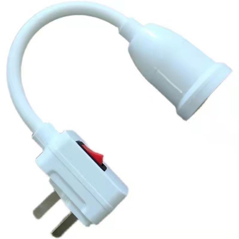 ユニバーサルランプホルダーランプホルダーホースe27ネジled省エネ電球ベーステーブルランプベッドサイドソケットプラグスイッチ付き|undefined