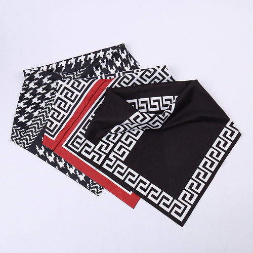 New Small Scarf with Fake Collar for Autumn and Winter Cold Protection, Neck Scarf, Knitted Triangle Scarf for Men and Women