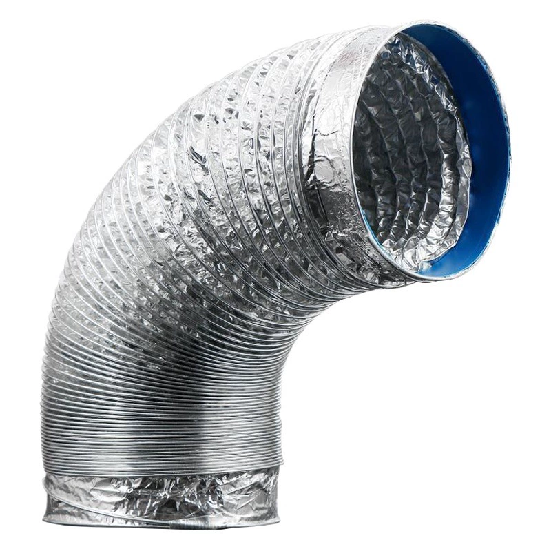 Кухонная вытяжка вытяжная труба Алюминиевая фольга W Толстая телескопическая труба вытяжная труба домашнего коммерческого вытяжки