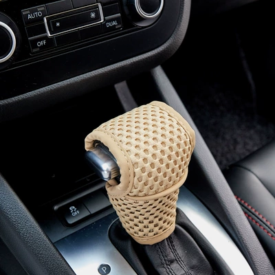 gear manual gear gear head — Sürətlər qutusu və əl tormozu başlıqları - automatic-transmission-side-beige