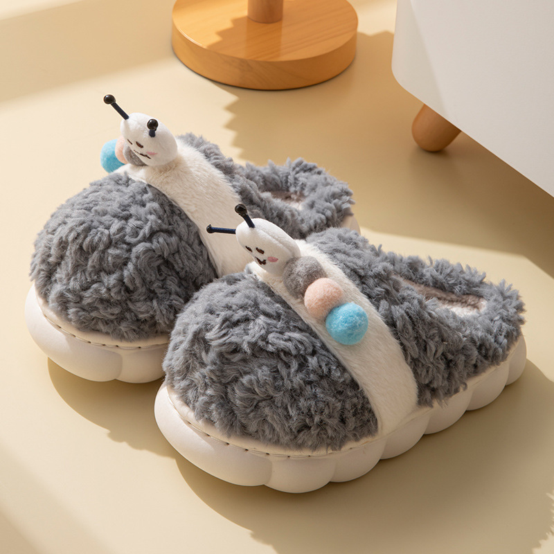 Gray [caterpillar children's shoes]