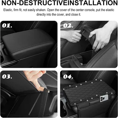 Armrest box pad — Armrest Box Cushion with