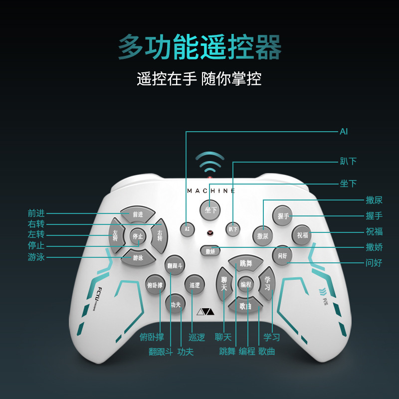 新品仿真智能机器狗语音对话高科技人工手机遥控编程电动玩具儿童|undefined