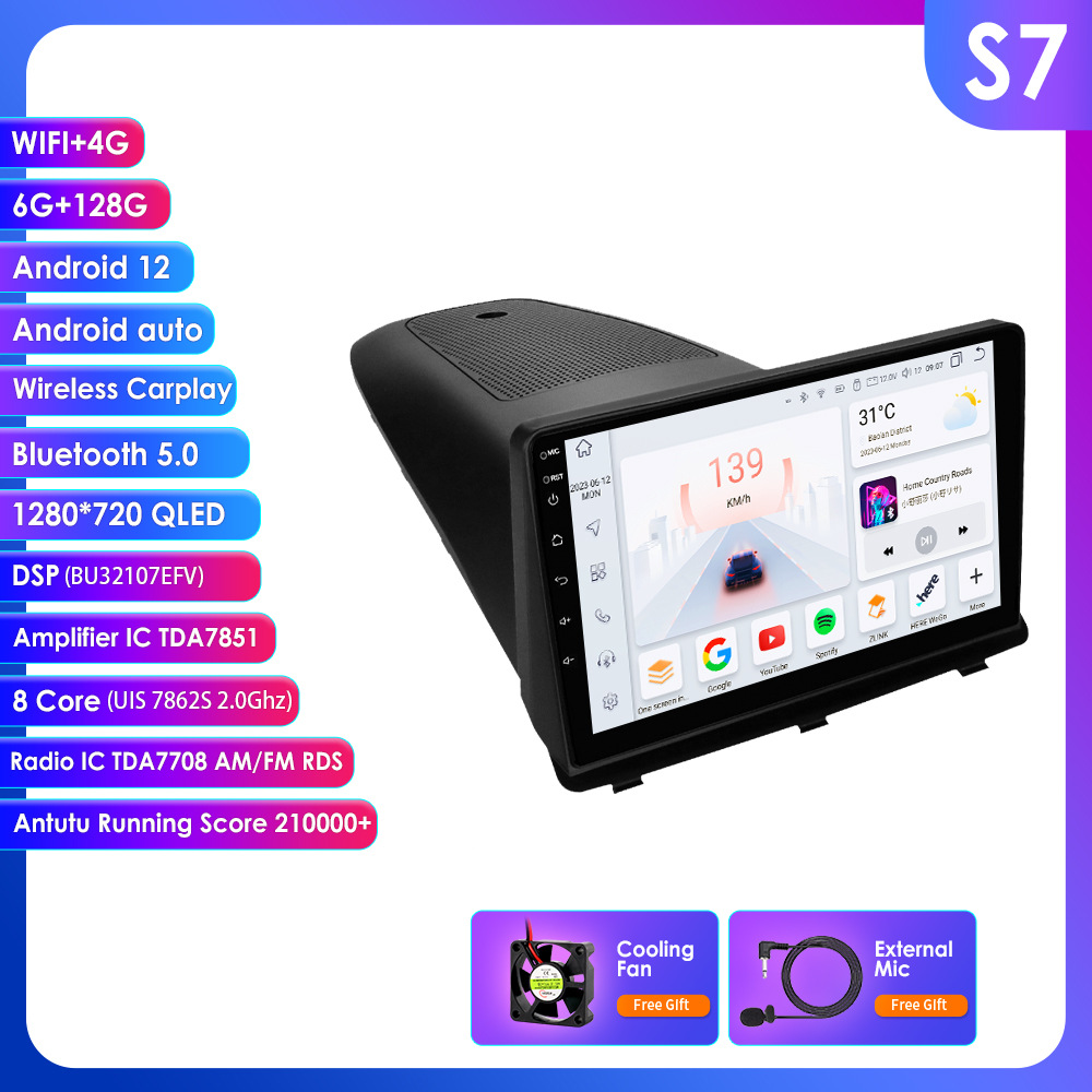 6+128g wifi+4g lte version 7862 carplay eight core