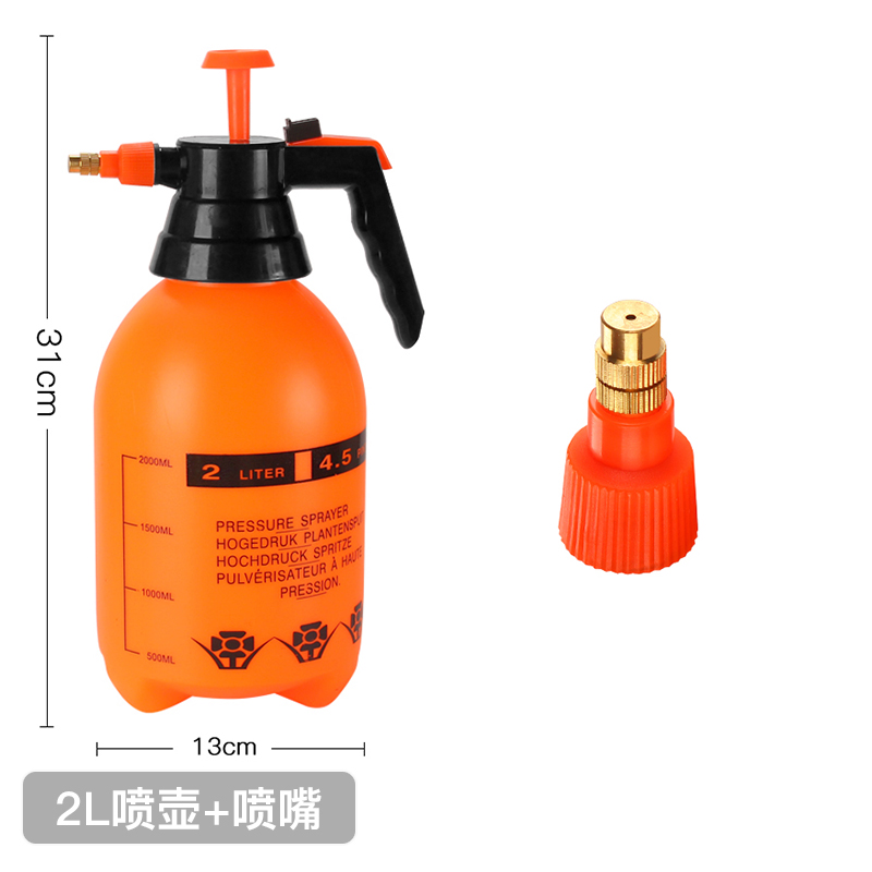 Botella de pulverización manual tipo neumático botella de riego de flores botella de horticultura botella de pulverización de agua limpia y desinfección doméstica botella de pulverización de gran capacidad