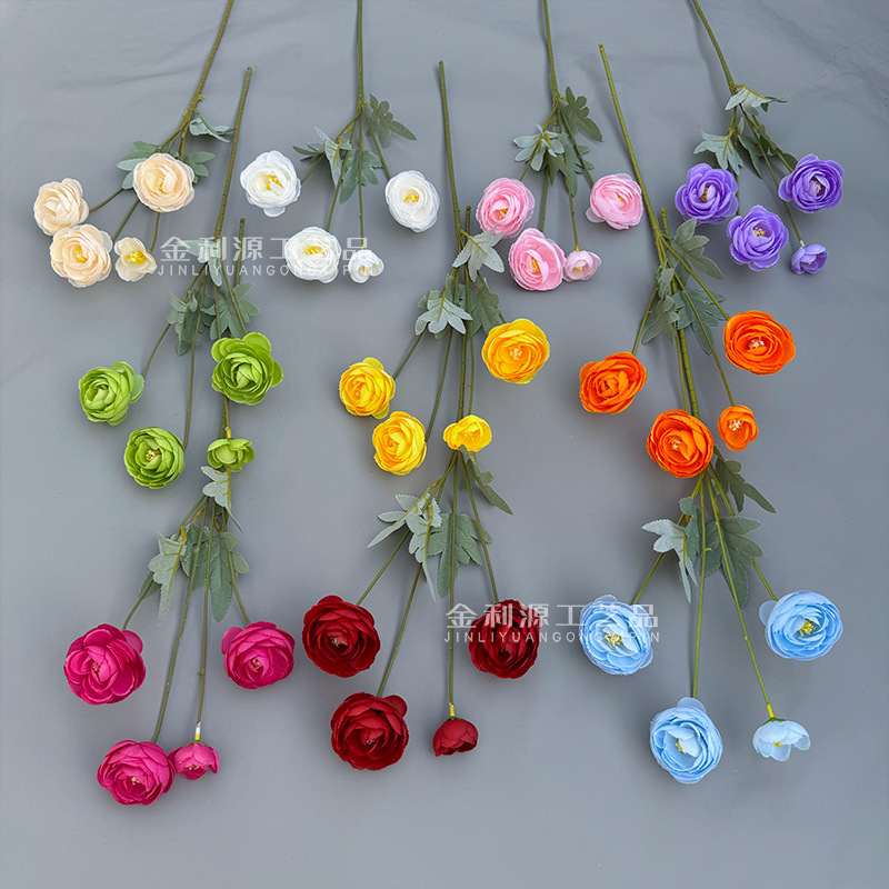 Special Offer Version of Small Tea Rose Artificial Flowers for Wedding Flower Arrangements, Cross-Border Bouquets, Fake Flowers, Artificial Flowers Wholesale