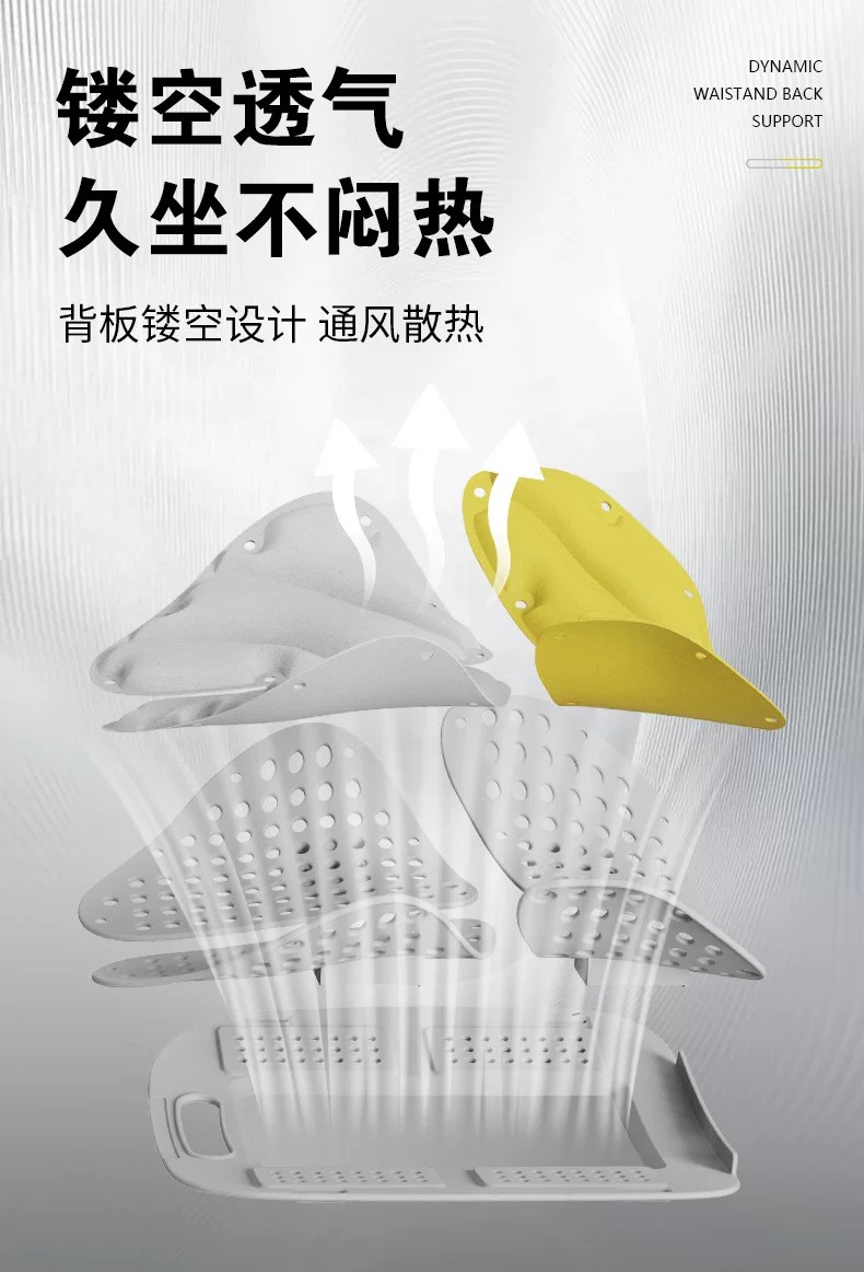 Ergonomic backrest cushion, lumbar support for car, office backrest support, lumbar support tool