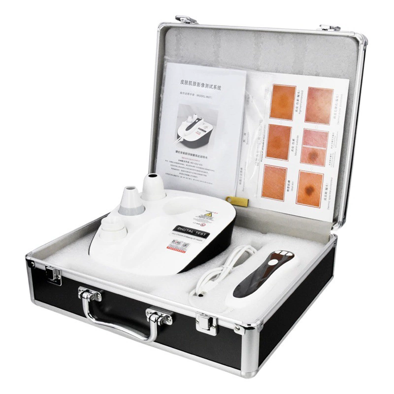 Детектор кожи Волшебный зеркальный анализатор Тестер Лицевая лупа для кожи Интеллектуальная трехспектральная смазка Свинцовая ртутная пора