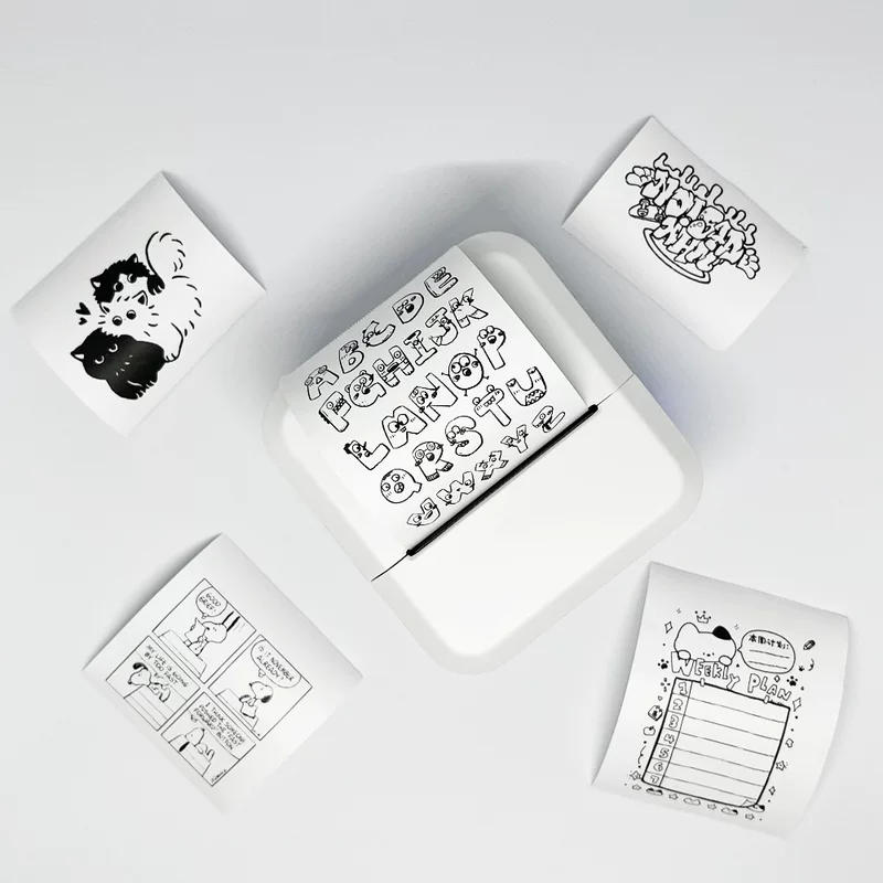 S2MiniinklessprinterforIOSandAndroid mini printer barcode barcode machine