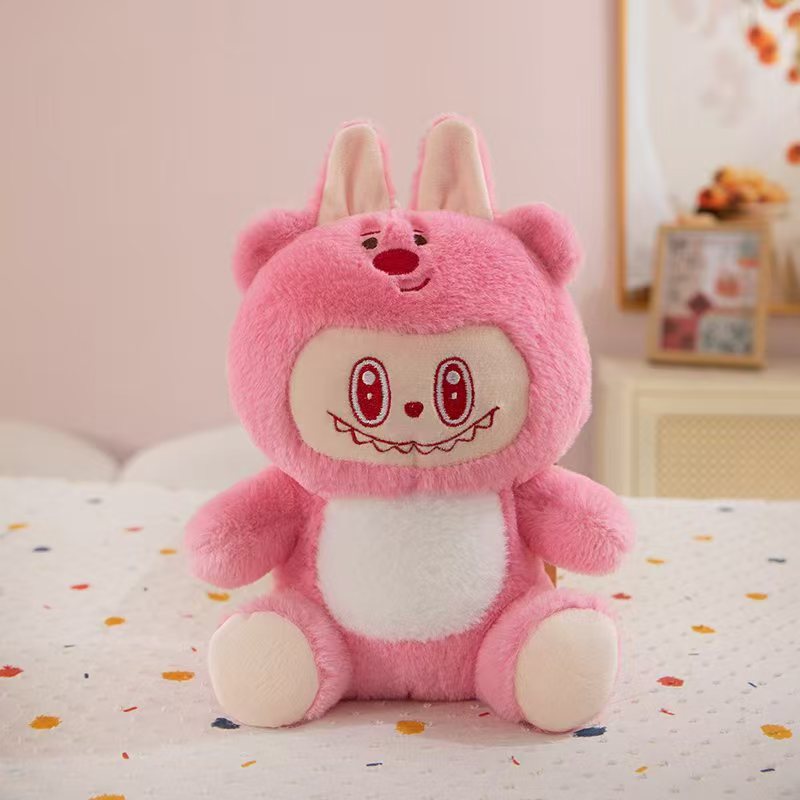Strawberry labubu / About 25cm