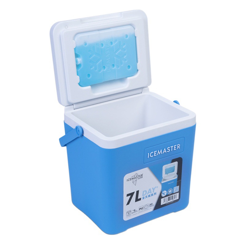 Caja Aislada Ice Master con Compartimento para Hielo para Campamentos y Picnics de Verano, Caja Aislada para Entrega de Alimentos 7L 14L 26L.