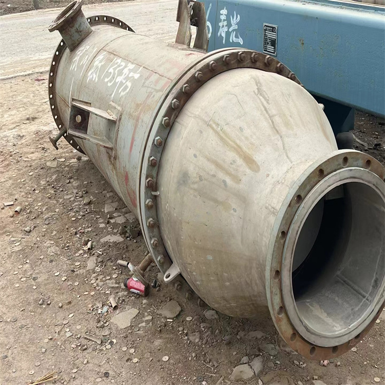 二手化工列管冷凝器 内循环螺旋板换热设备 耐腐蚀不锈钢钛材常压