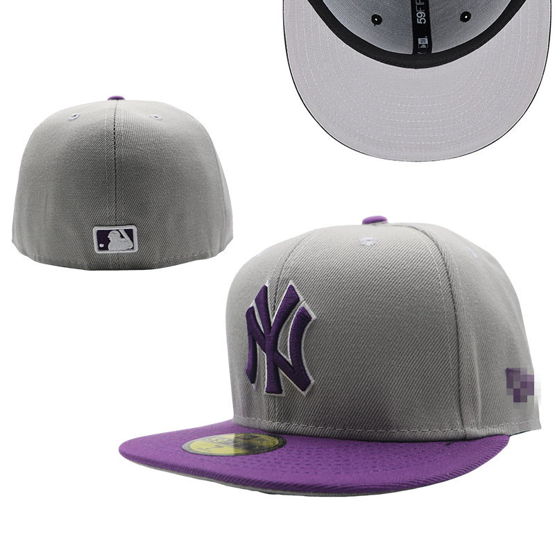 Venta directa de comercio exterior MLB Sombrero de tamaño completo NY American Baseball League Sombrero plano LA Bordado Sombrero plano Sombrero cerrado