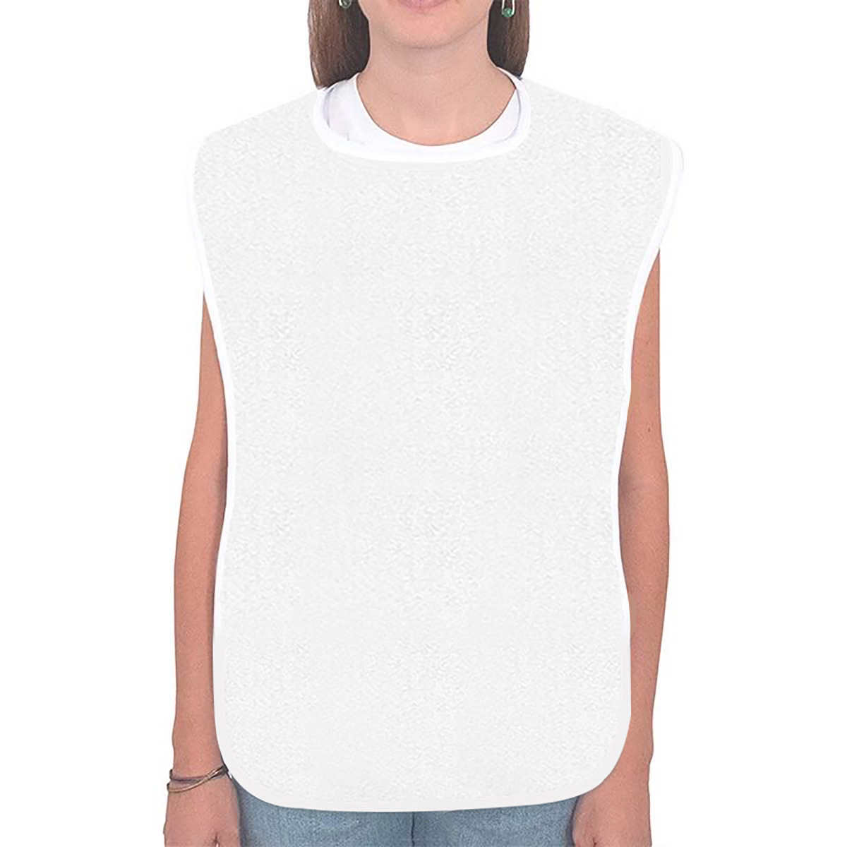 Toalla de saliva multiusos antiincrustante para ancianos, babero para hemiplejía