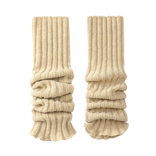 New winter socks for women, wool knitted plus velvet calf socks, Korean style stocking sets, versatile pile socks DWZ03