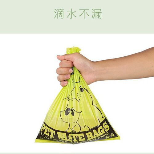 New large size 27.5*35cm pet garbage bag cute pet portable outdoor poop bag