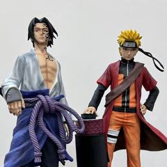 NARUTO アニメ GK 疾風伝仙人ナルト呪印サスケベースなしフィギュアモデル装飾品バッチ