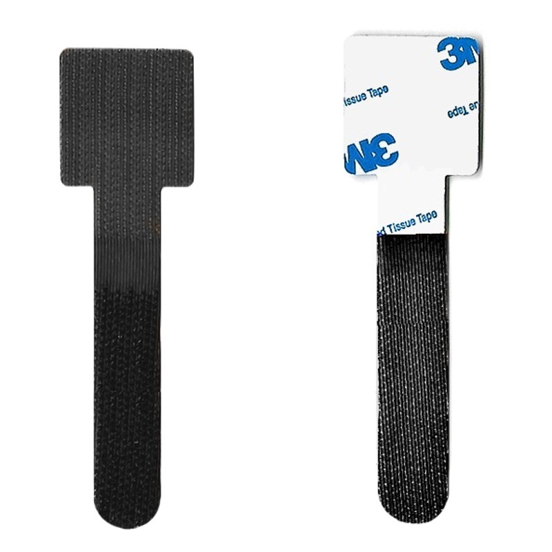 Cinta de Velcro autoadhesiva cable de alimentación cable de datos organizador de cable de almacenamiento se puede pegar 3M adhesivo organizador de cable de velcro