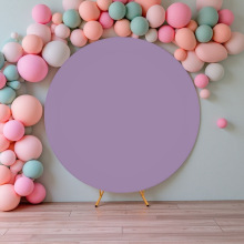 高弹力圆环套婚庆婚礼现场布置铁艺圆形背景布