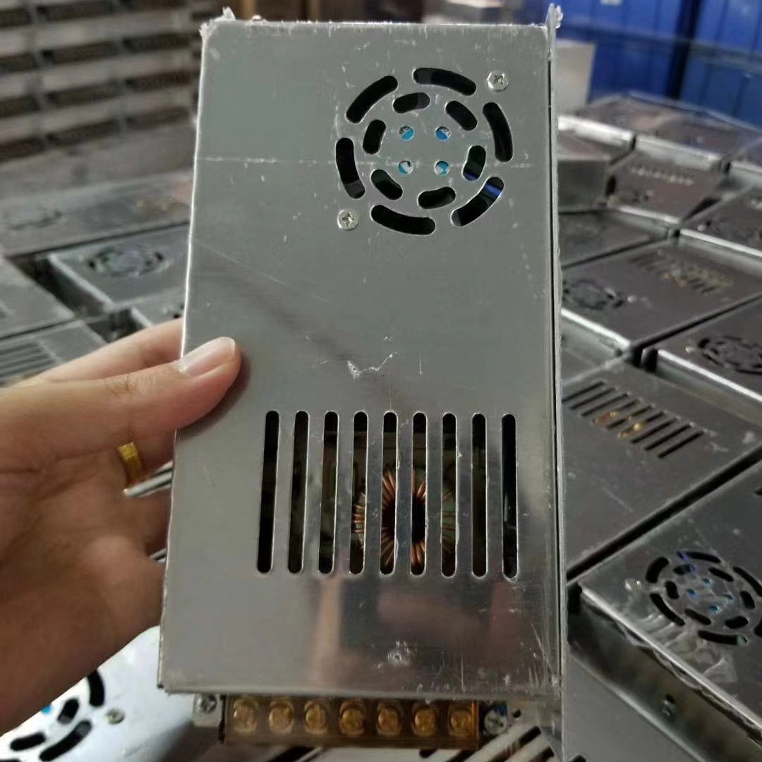 风扇款12V200W开关电源24V200W稳压直流AC转DC集中供电适S-200-12