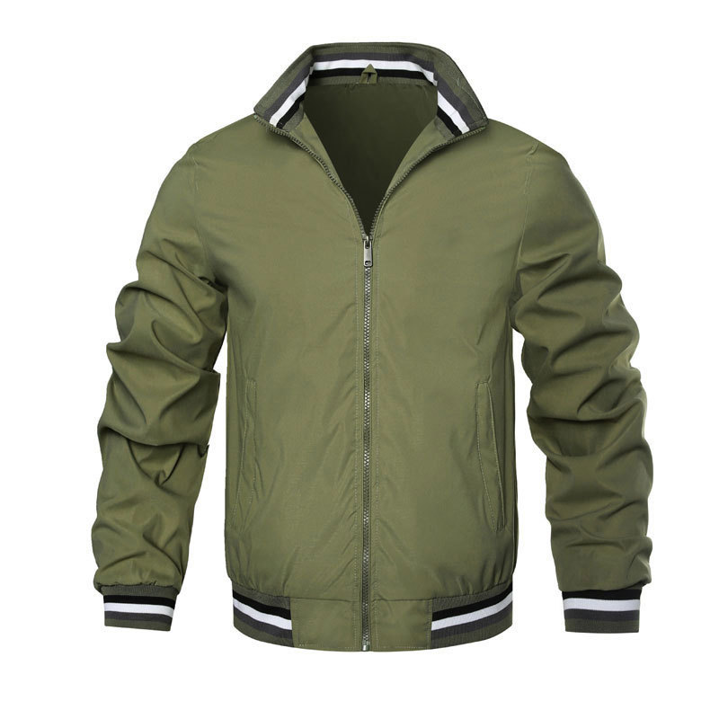 Men's New Solid Color Cardigan Jacket Fashion Casual Coat_voghion.com